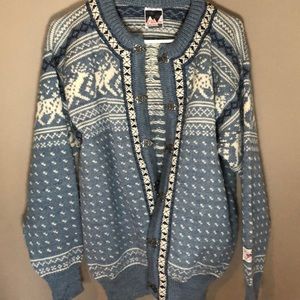 Dale of Norway Sweater with Silver Clasps